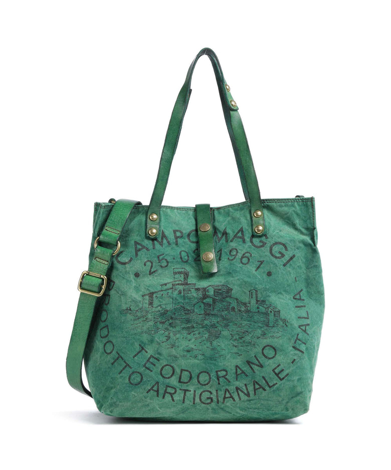 Campomaggi Tote bag beige/prato/nera