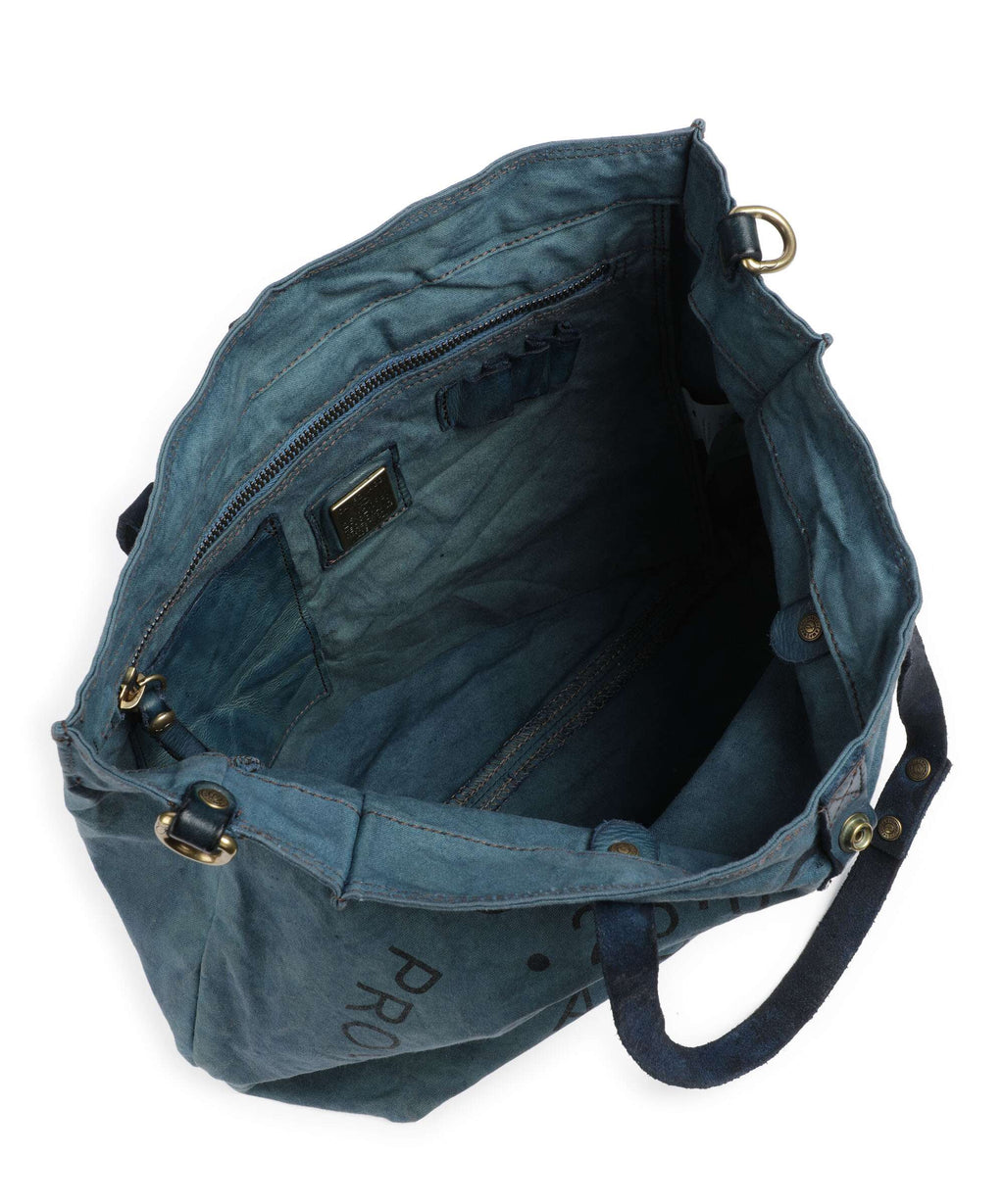 Campomaggi Tote bag beige/zaffiro/nera