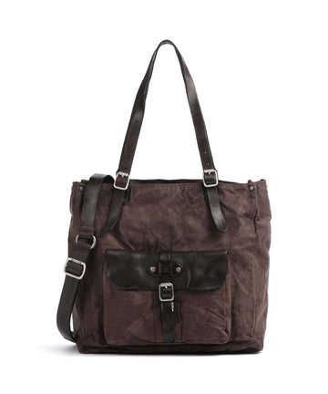 Campomaggi Borsa shopper verde militare/moro