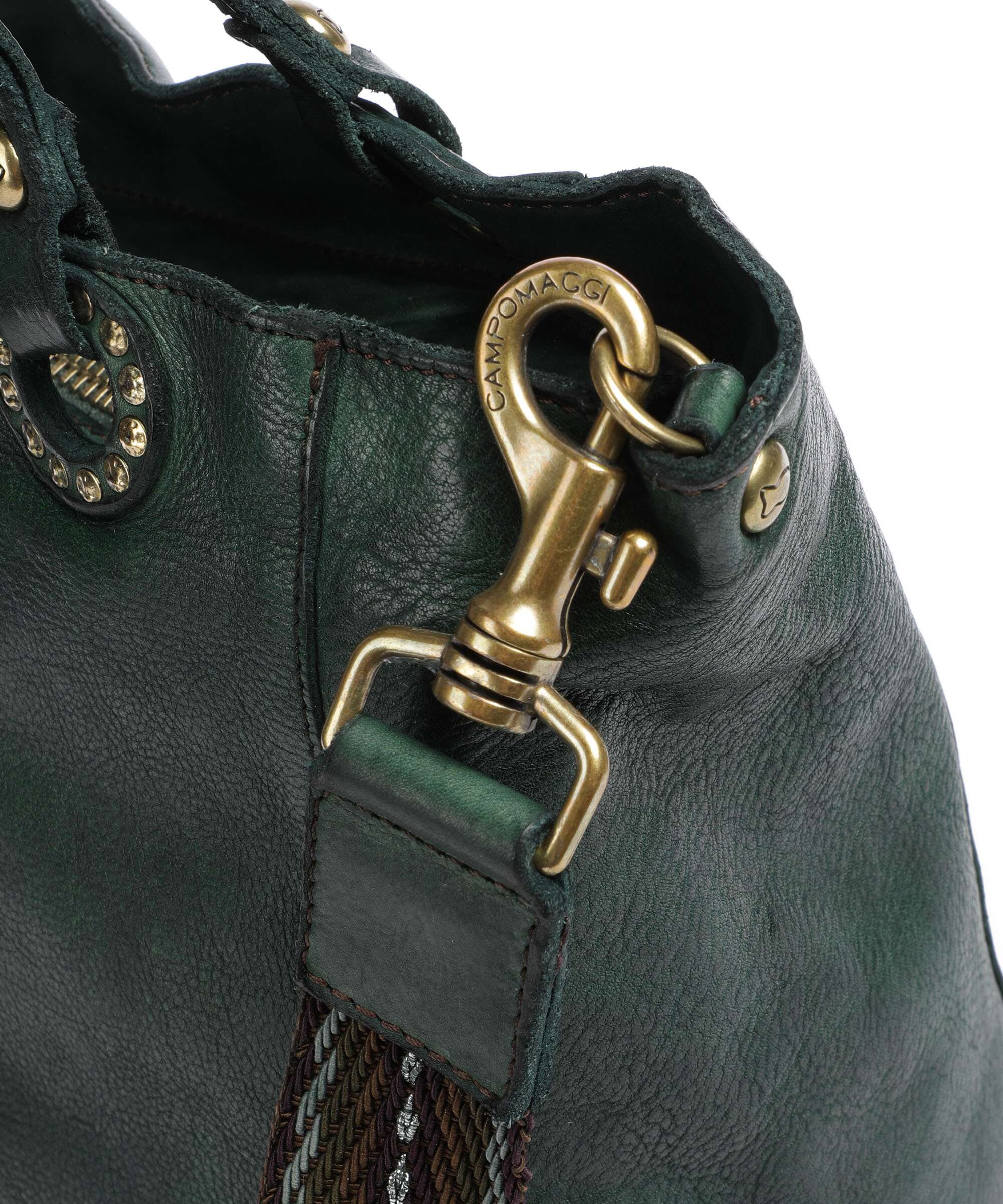 Campomaggi Tote bag green bottle