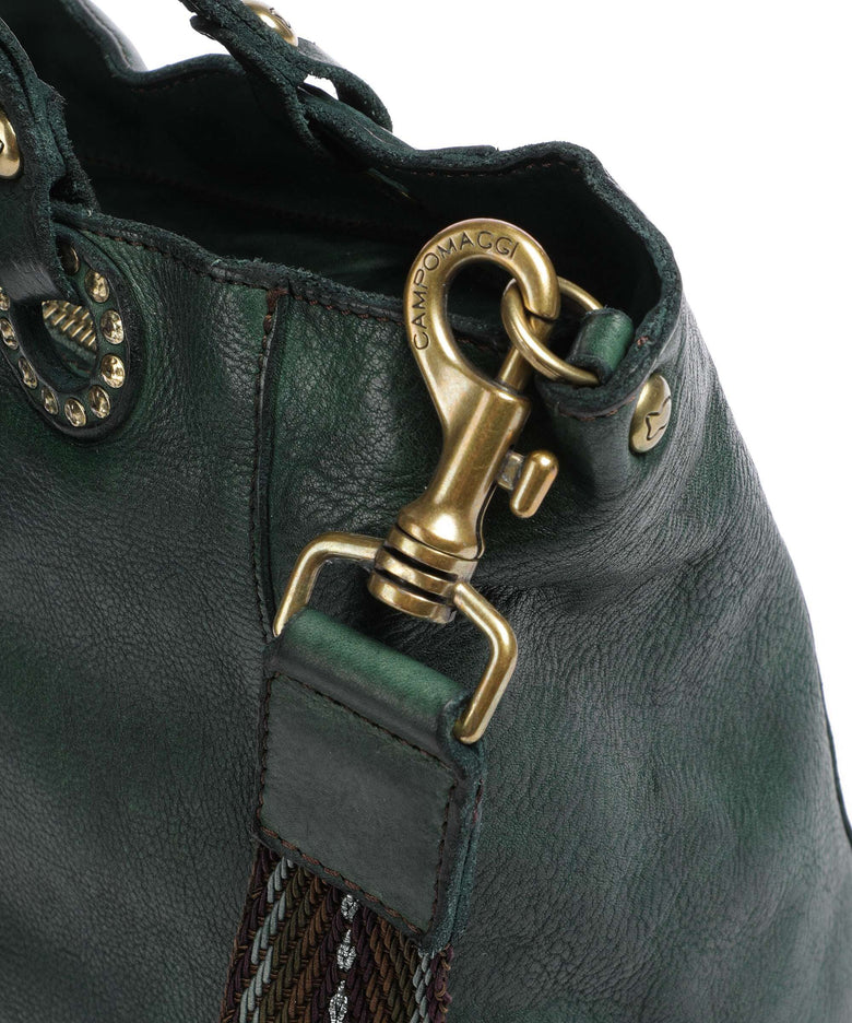 Campomaggi Tote bag green bottle