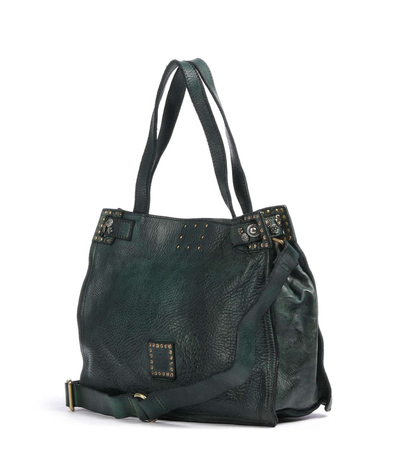 Campomaggi Shoulder bag green bottle