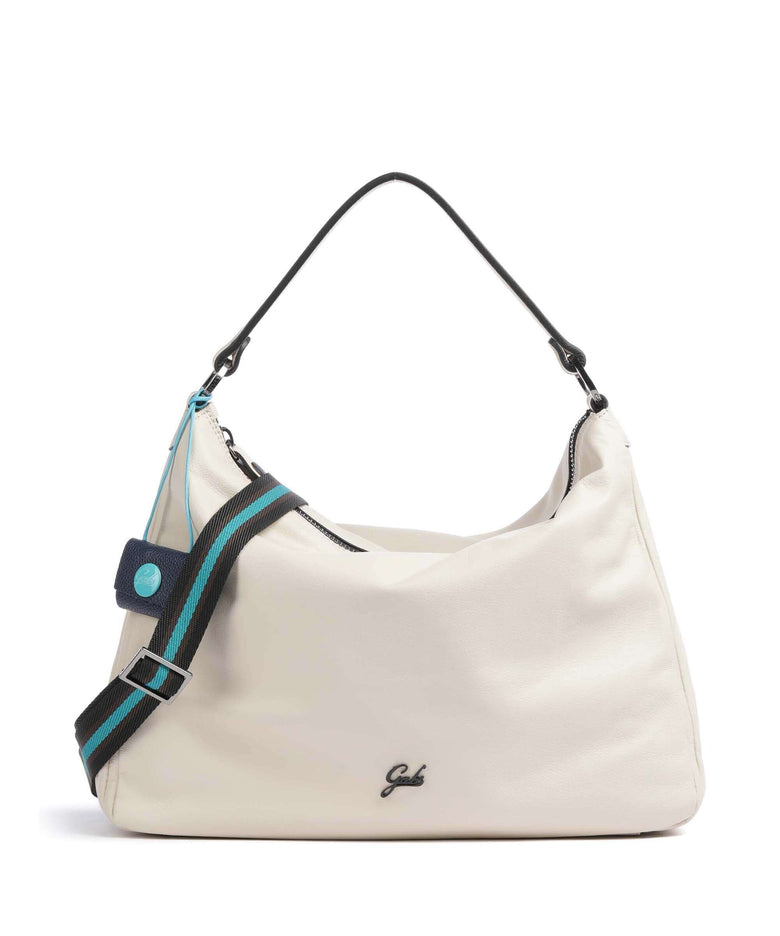 Gabs Stripes Calliope Hobo bag latte