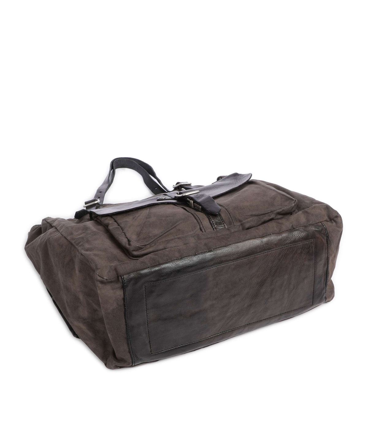 Campomaggi Tote bag verde militare/grigio