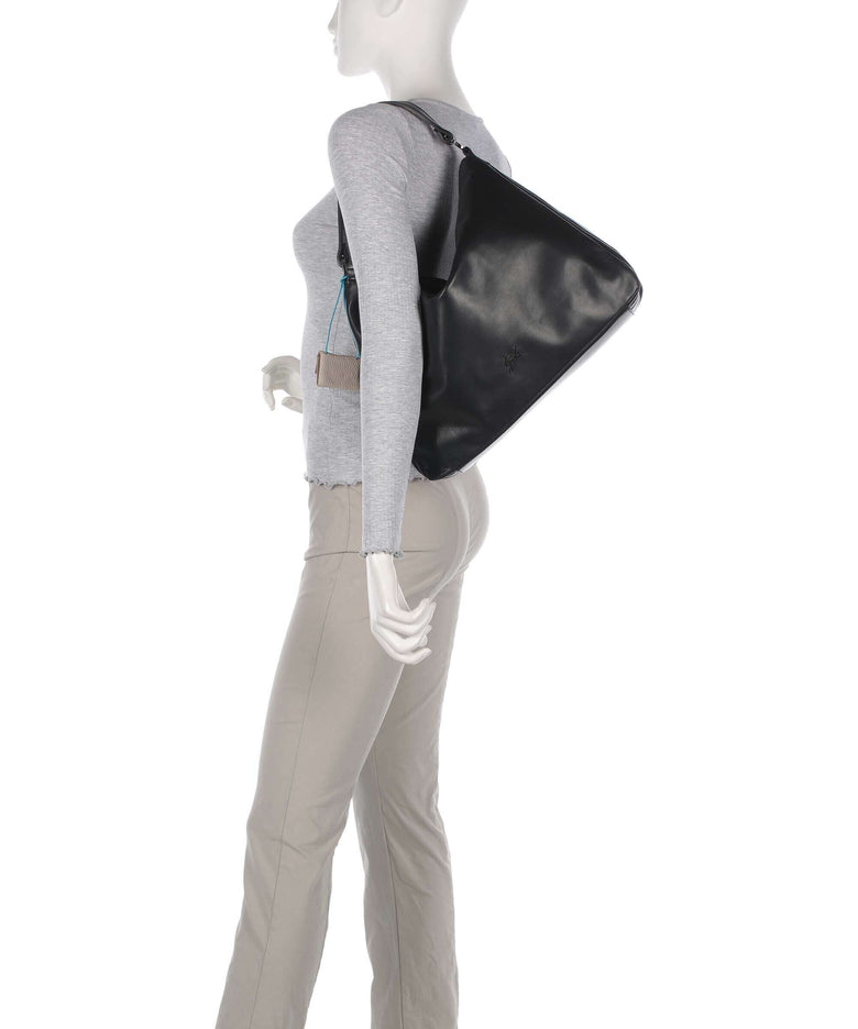 Gabs Stripes Calliope Hobo bag nero