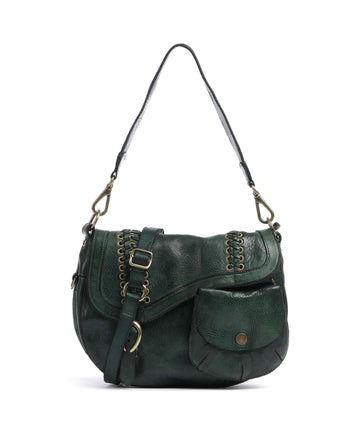Campomaggi Borsa a spalla green bottle