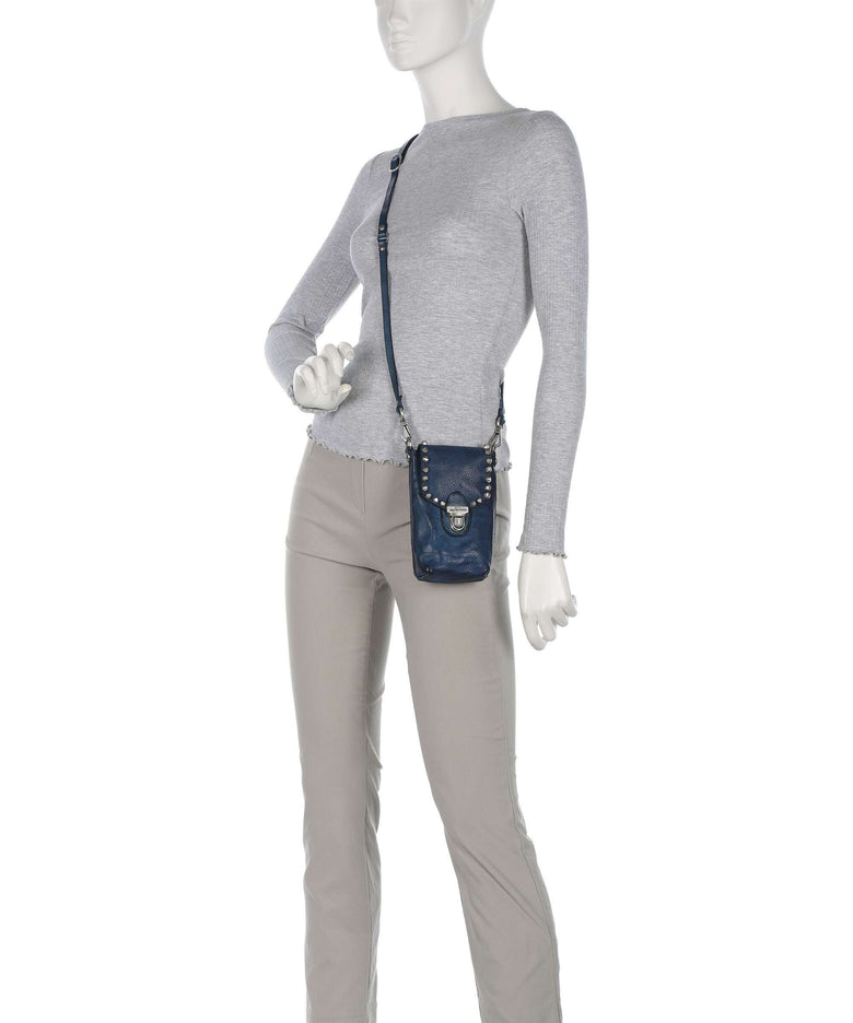 Campomaggi Phone bag sapphire