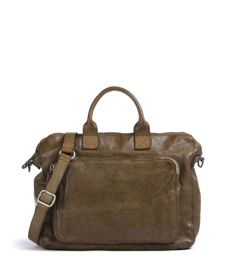 Campomaggi Briefcase verde militare