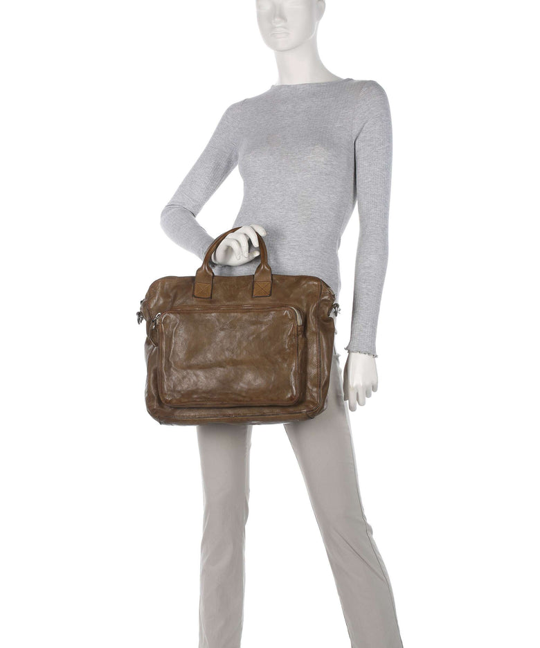 Campomaggi Briefcase verde militare