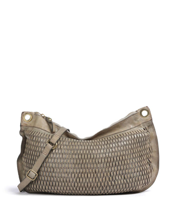 Campomaggi Hobo bag ghiaccio