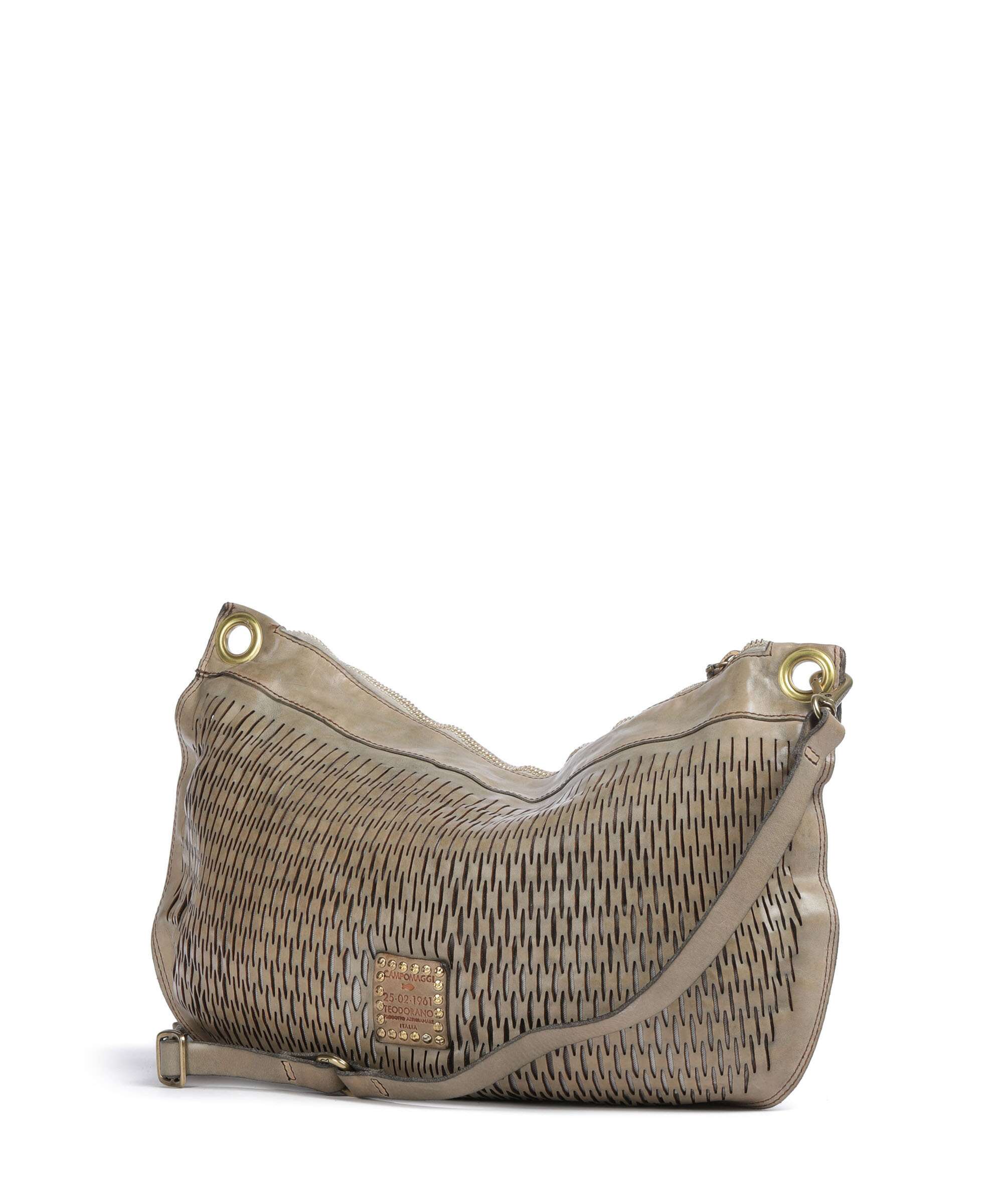 Campomaggi Hobo bag ghiaccio