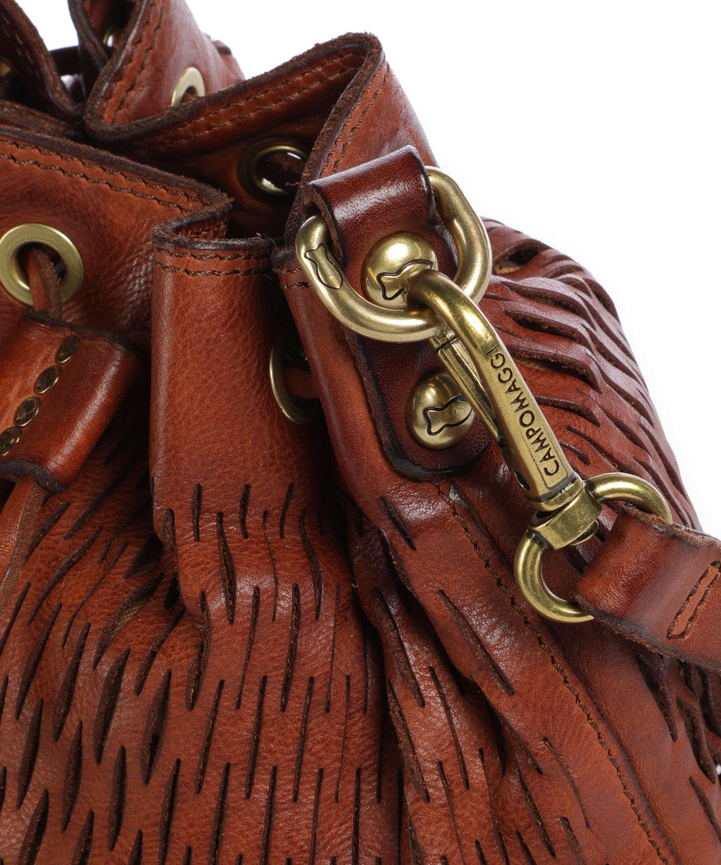 Campomaggi Bucket bag cognac
