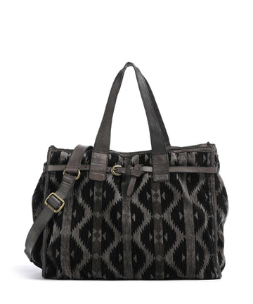 Campomaggi Borsa a mano grigio/panna