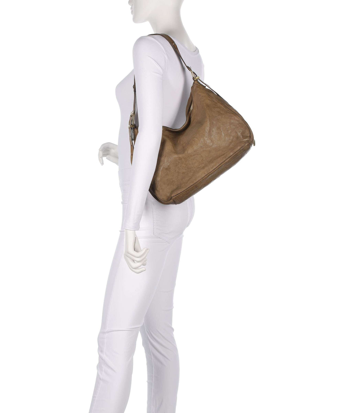 Campomaggi Hobo bag verde militare