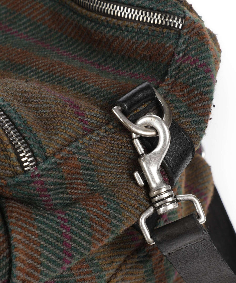 Campomaggi Weekend bag scozzese fuxia/nero