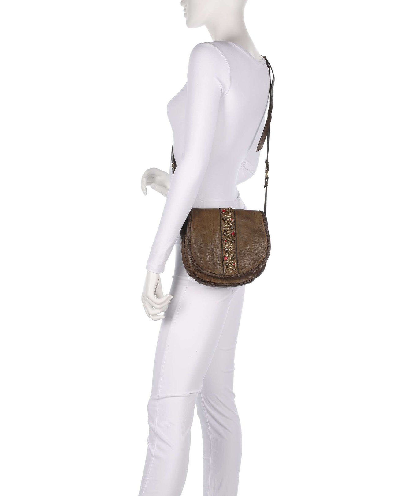 Campomaggi Crossbody bag verde militare