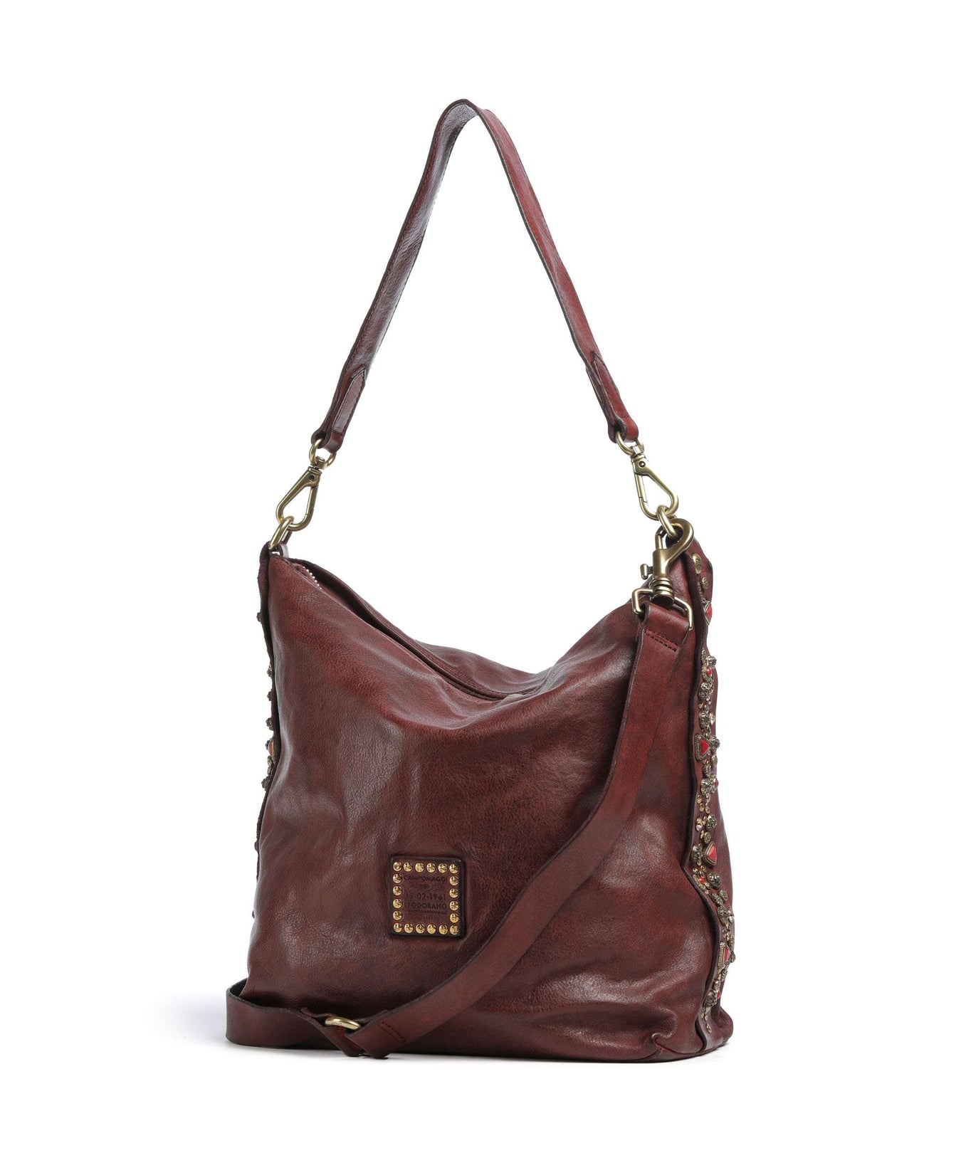 Campomaggi Hobo bag borgogna