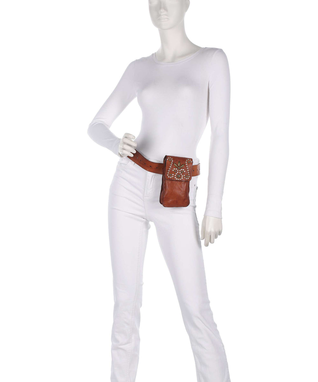 Campomaggi Phone bag cognac