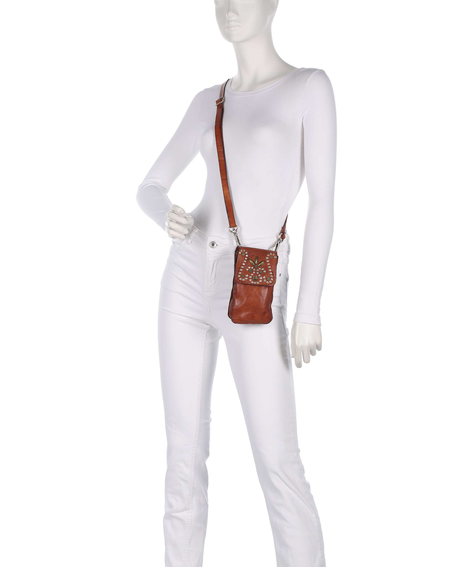 Campomaggi Phone bag cognac