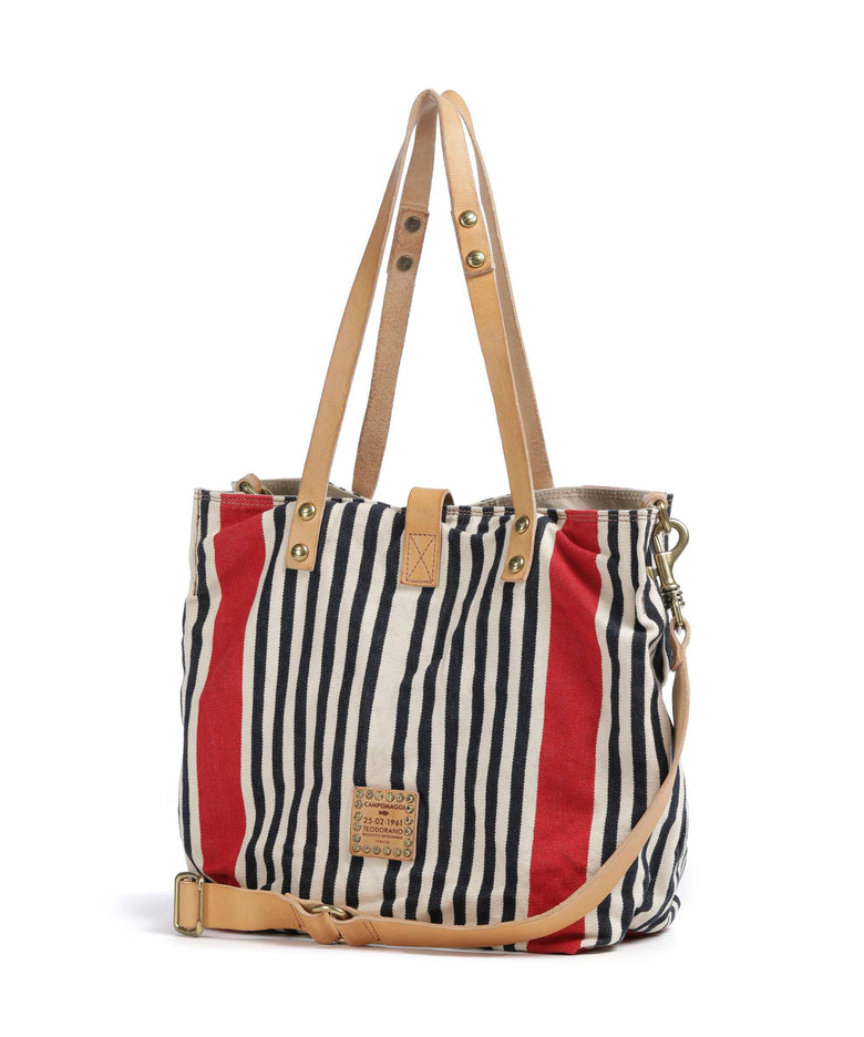 Campomaggi Tote bag blue/red/beige