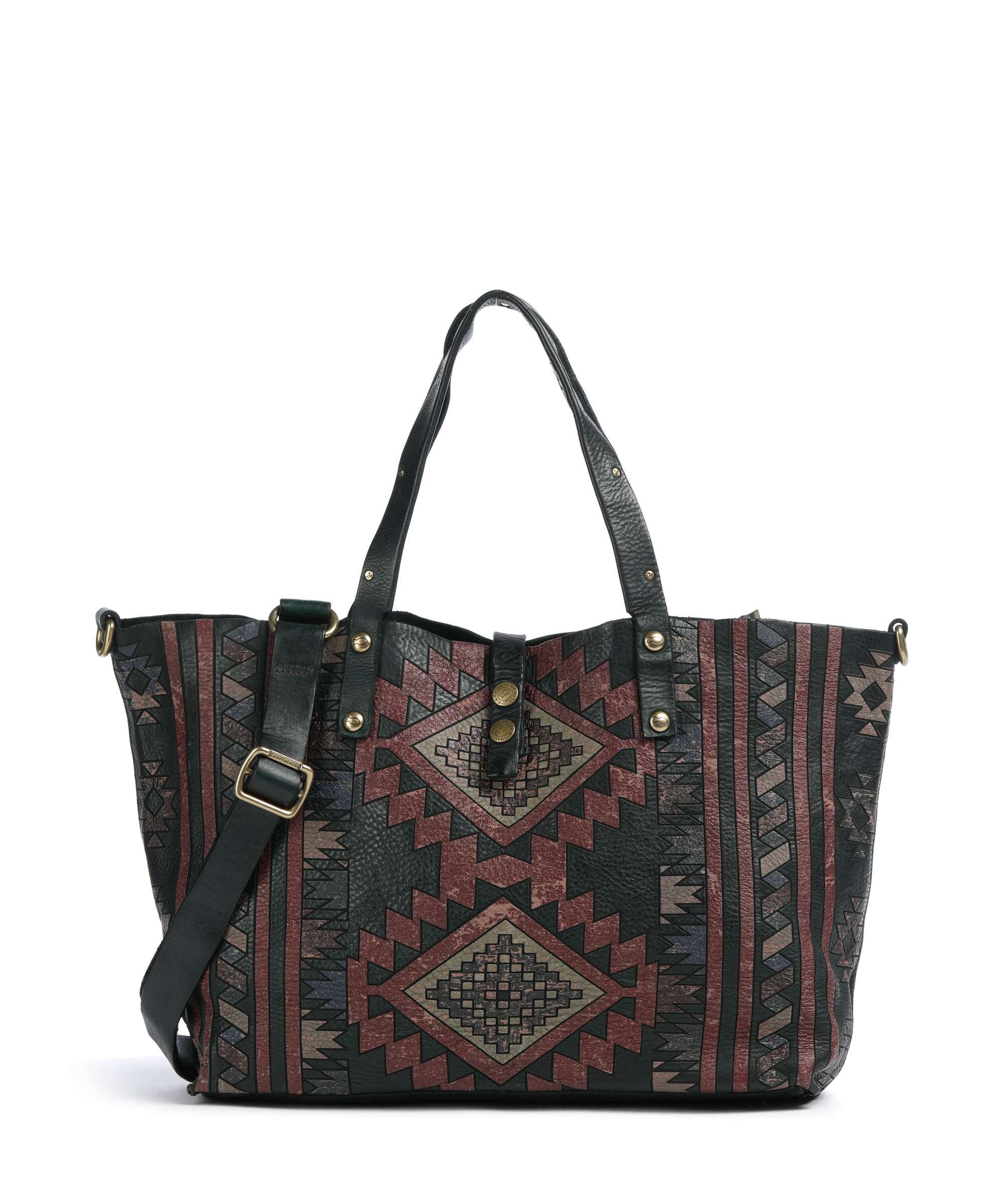 Campomaggi Tote bag green bottle