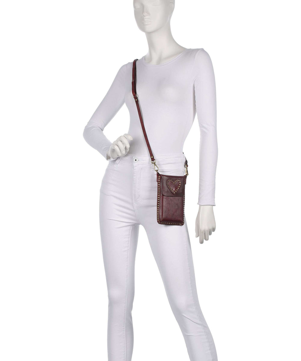 Campomaggi Phone bag wine