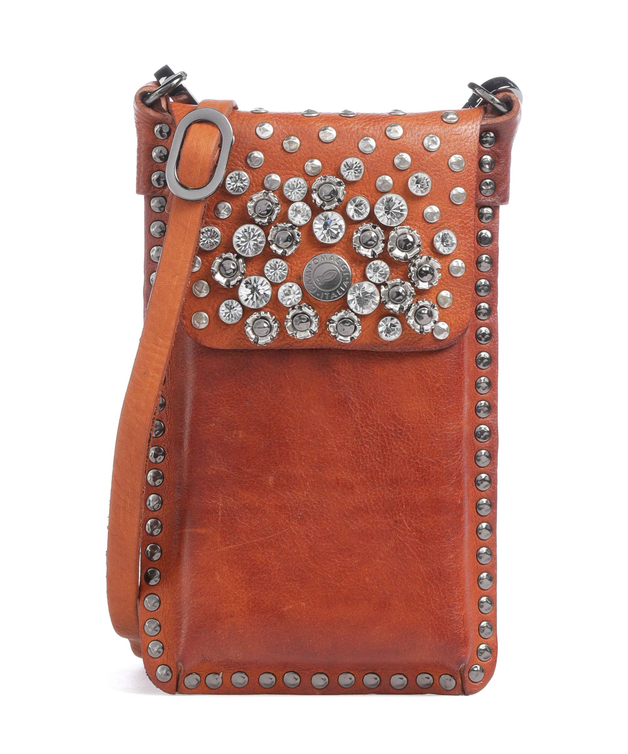 Campomaggi Phone bag cognac