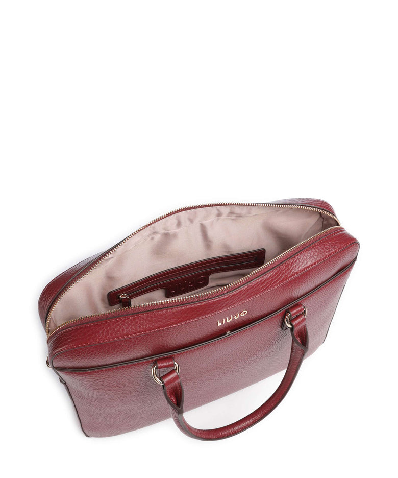 Liu Jo Manhattan M Briefcase red wine