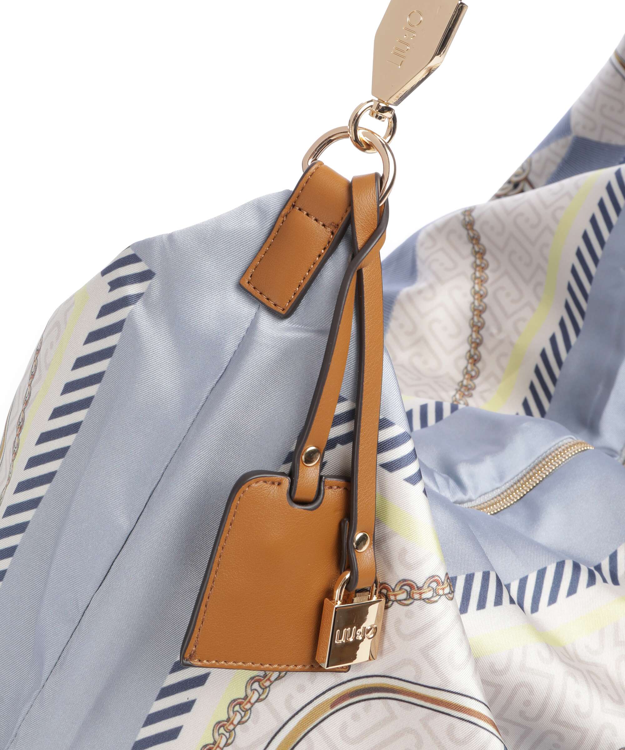 Liu Jo Foulard Hobo bag st metall/light denim