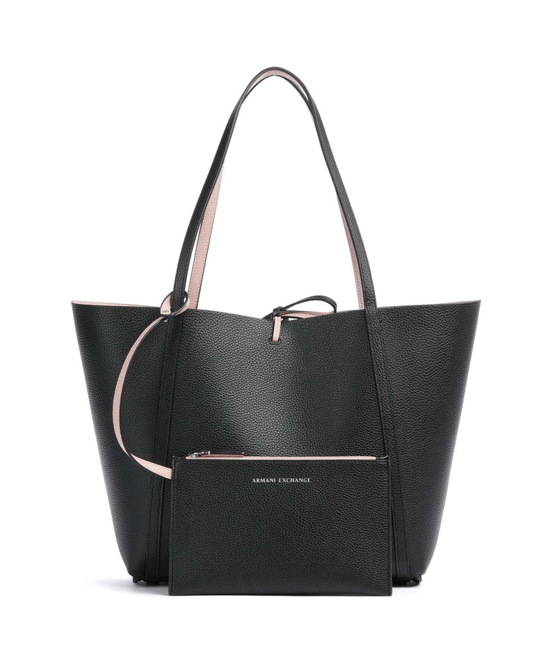 Armani Exchange Angie Tote bag pink/black