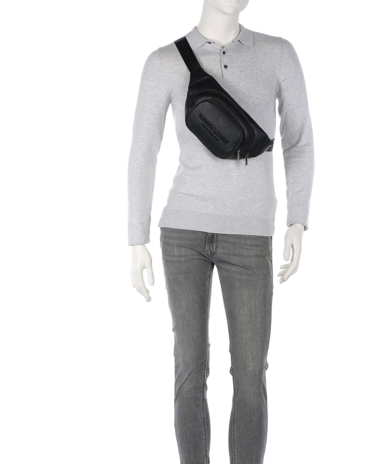 Armani Exchange Miami Belt bag black