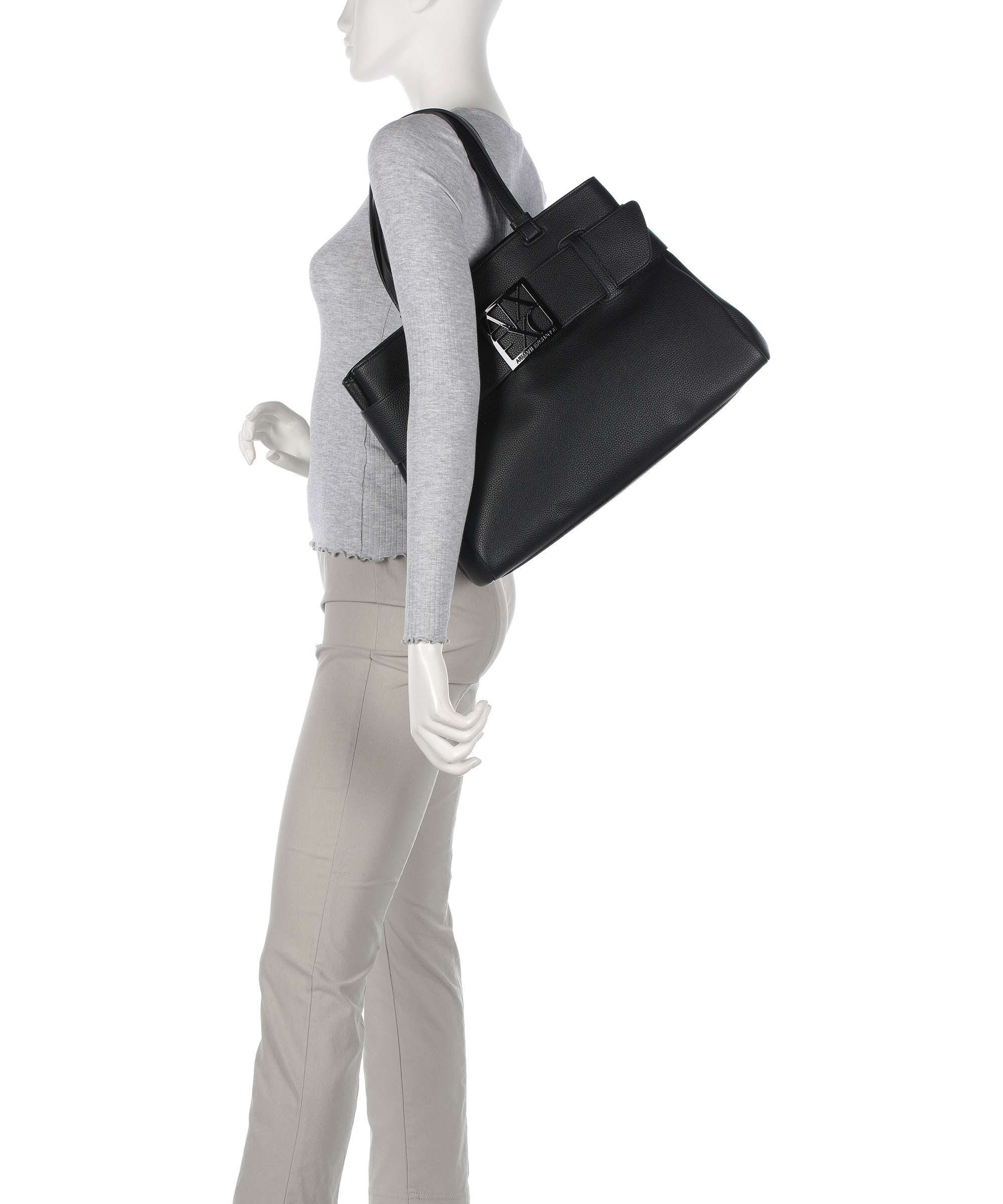 Armani Exchange Susy Soft Tote bag black