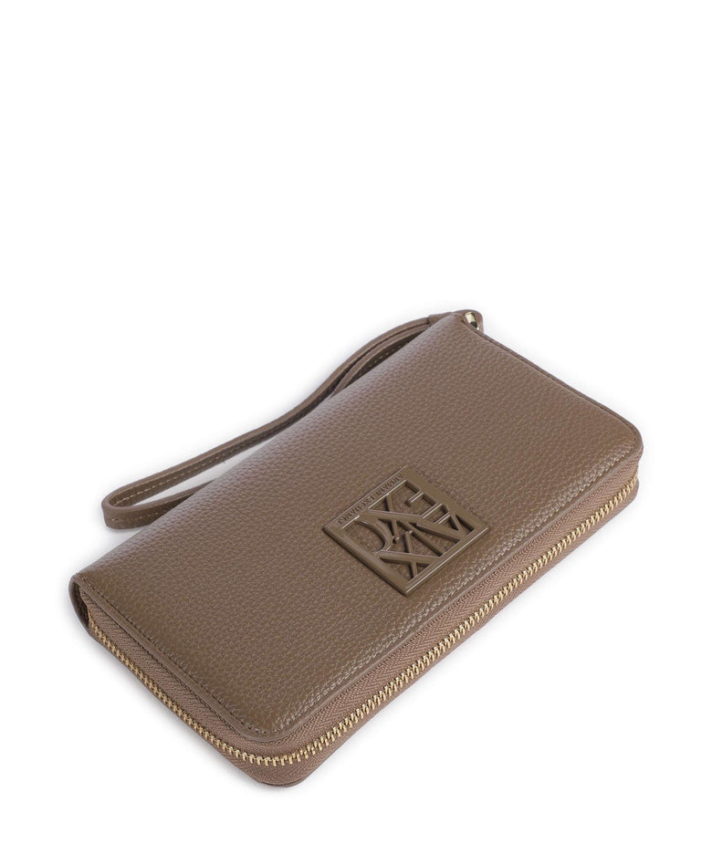 Armani Exchange Susie Soft Wallet dark taupe