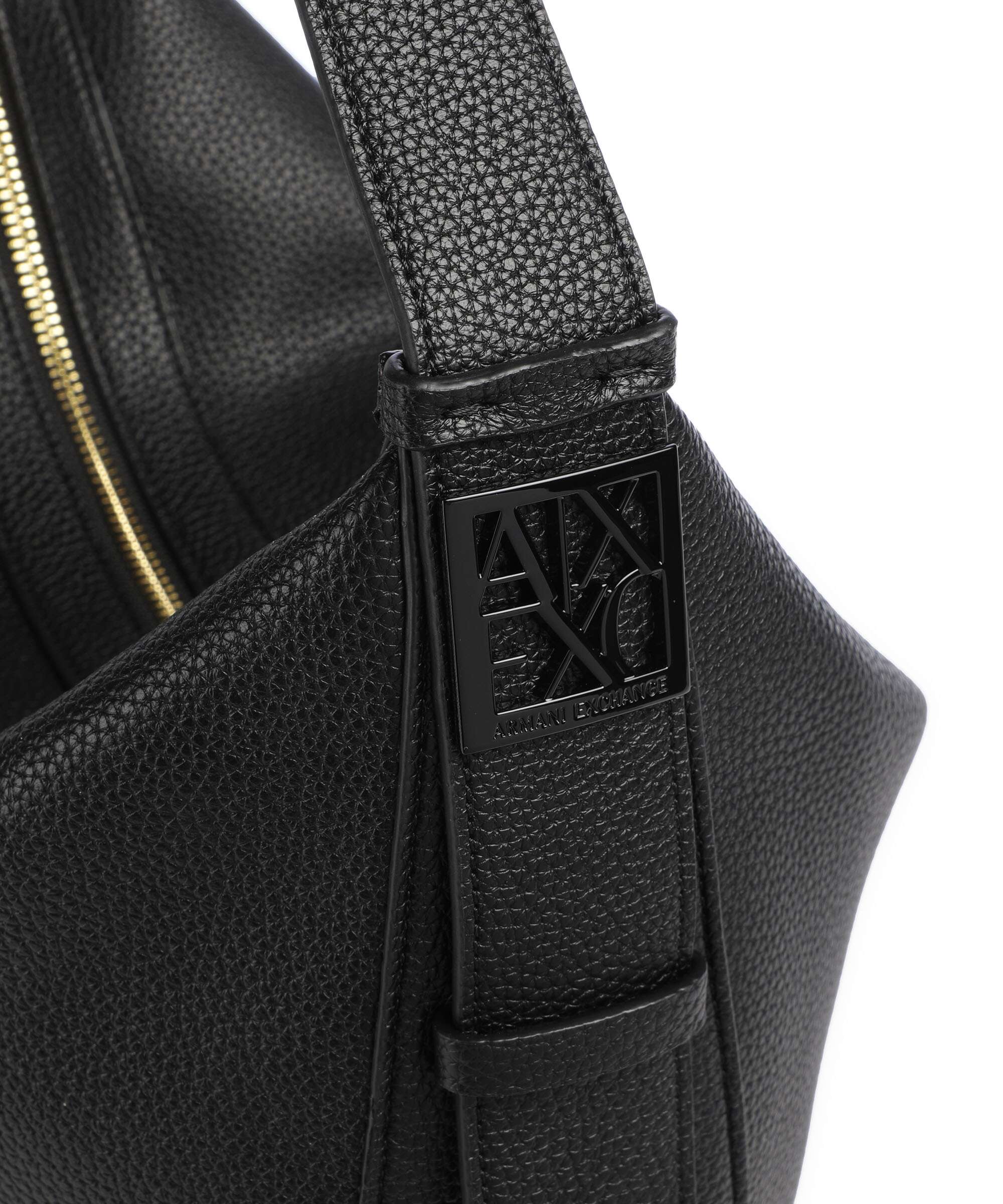 Armani Exchange Susie M Hobo bag black