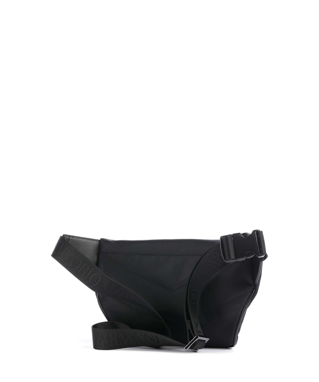 Emporio Armani Recycled Nylon Belt bag black beauty