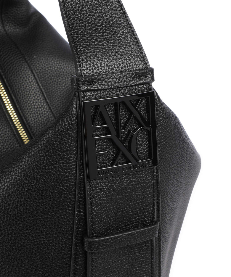 Armani Exchange Susy L Hobo bag black