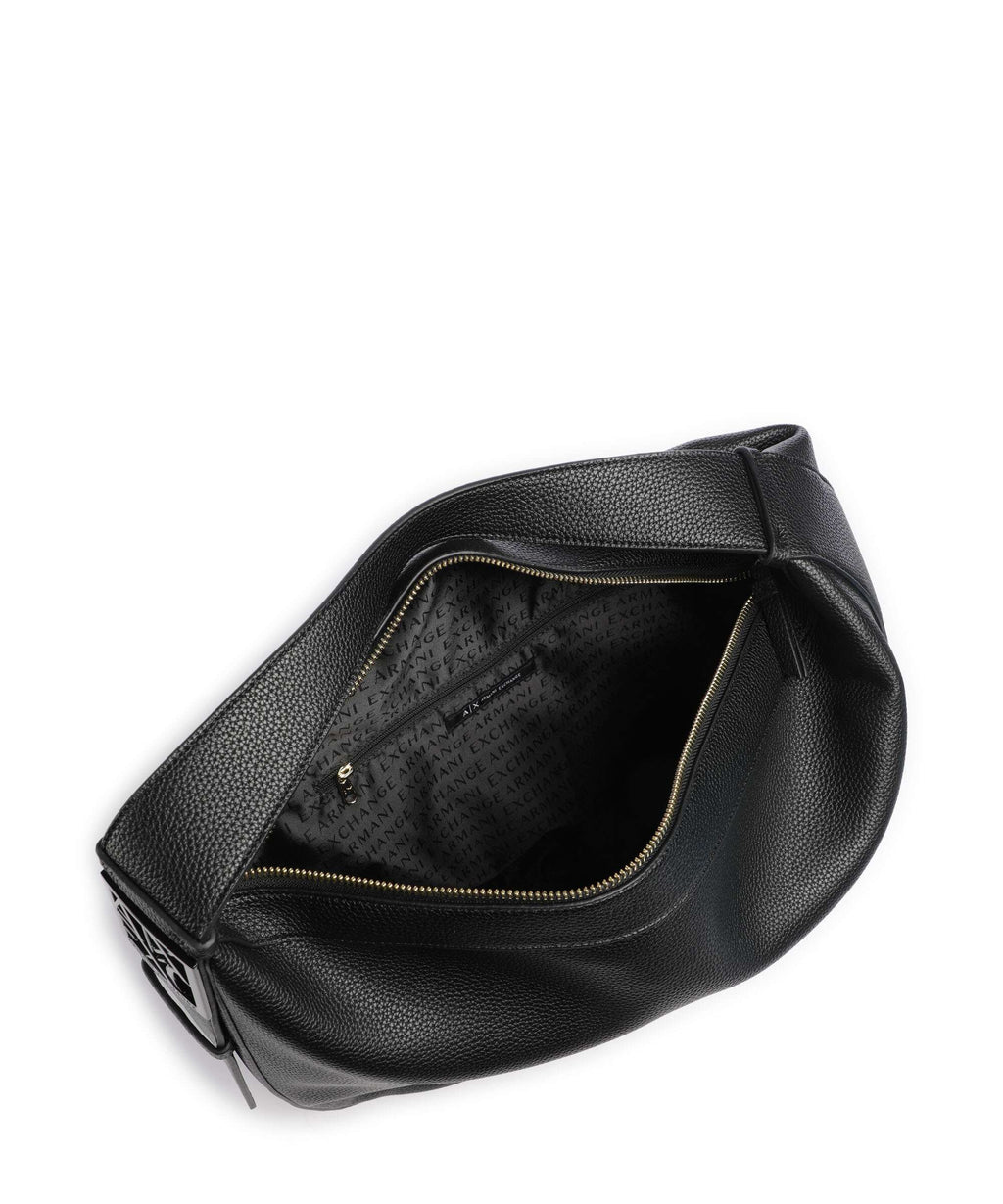 Armani Exchange Susy L Hobo bag black