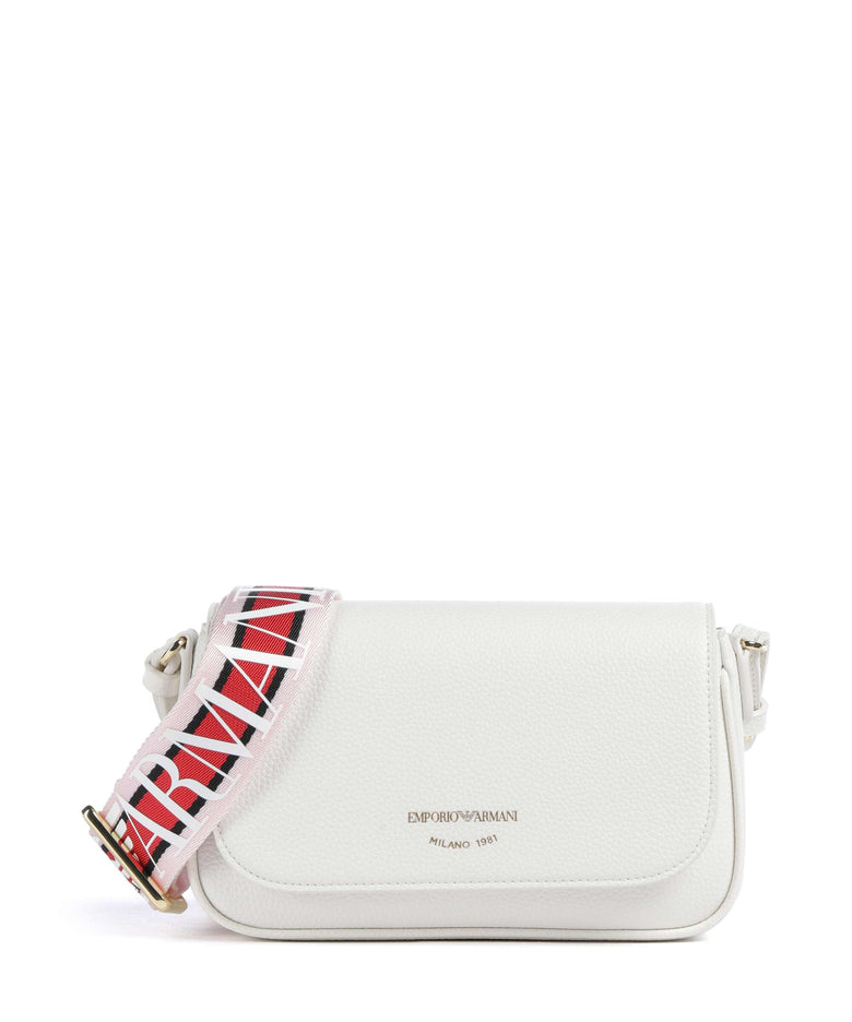 Emporio Armani Lilly Crossbody bag white/brown