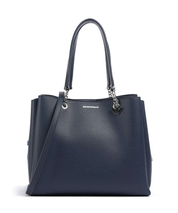 Emporio Armani Annie Borsa shopper blu marina