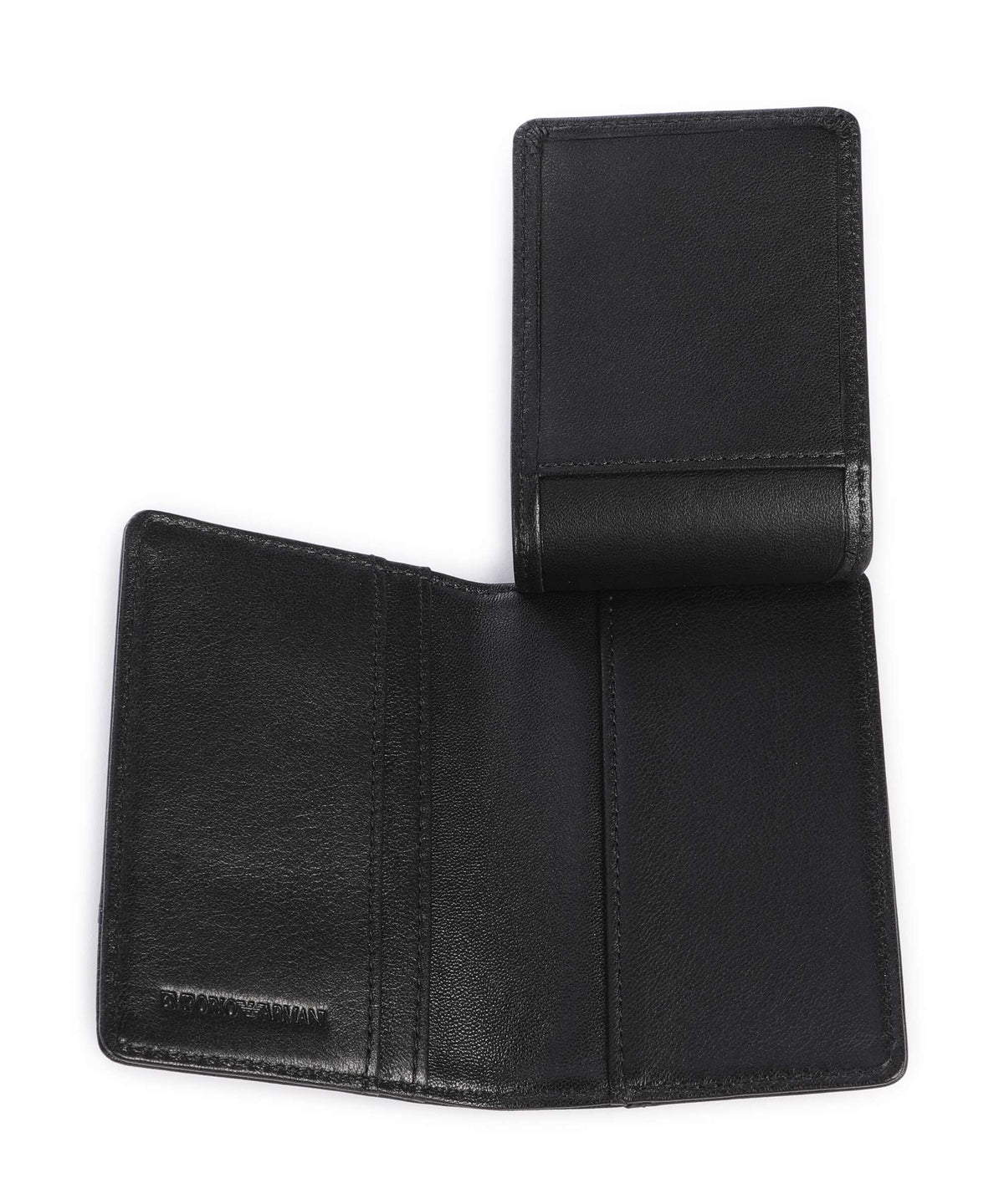Emporio Armani Premium Nappa Credit card holder black beauty