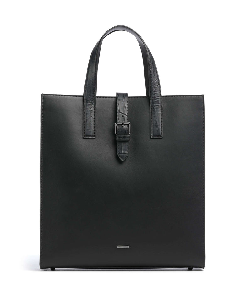 Emporio Armani Cocco Touch Handbag black beauty