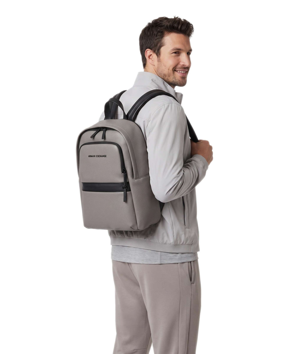 Armani Exchange Madrid Backpack driftwood