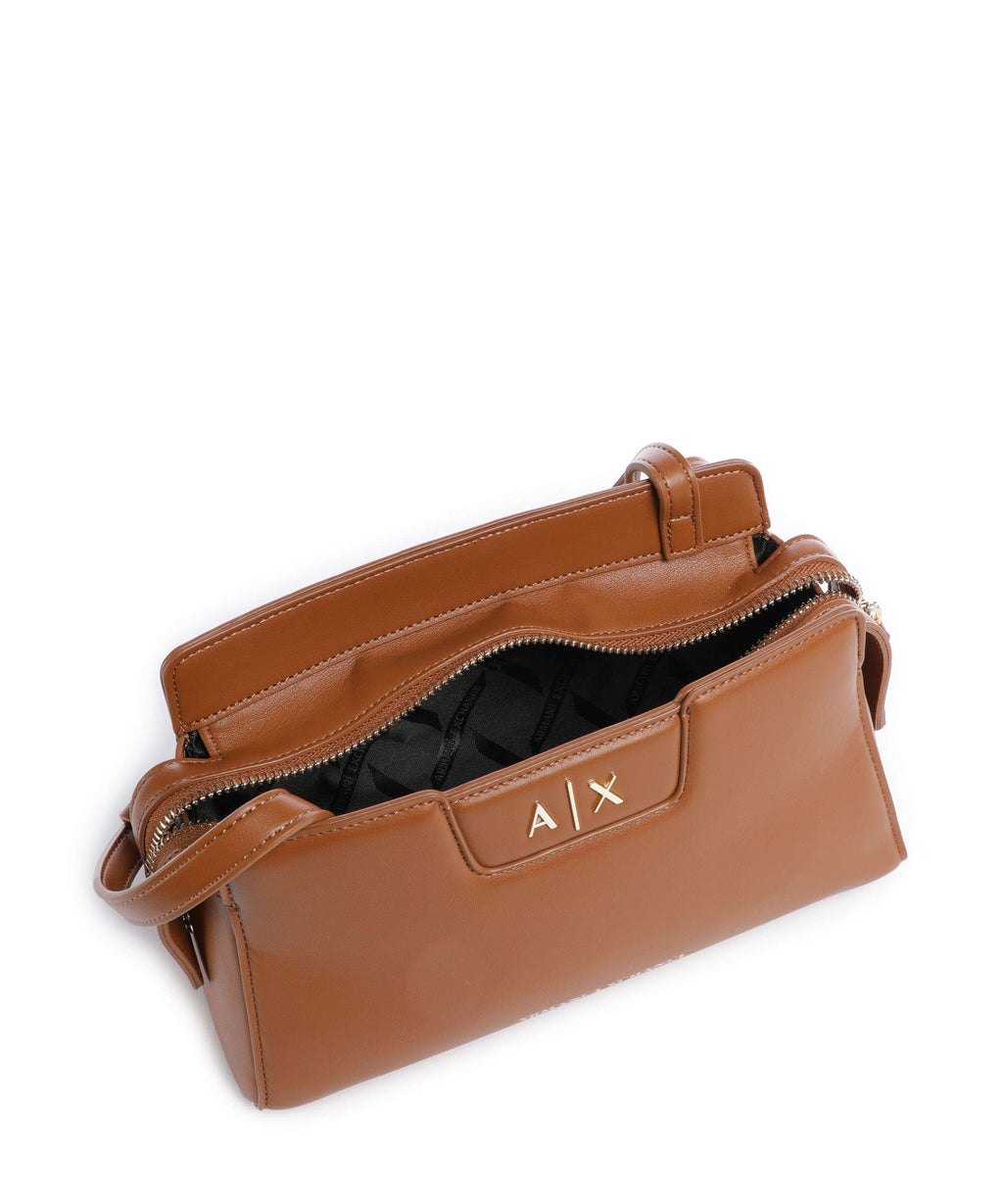 Armani Exchange Amelie M Crossbody bag brown