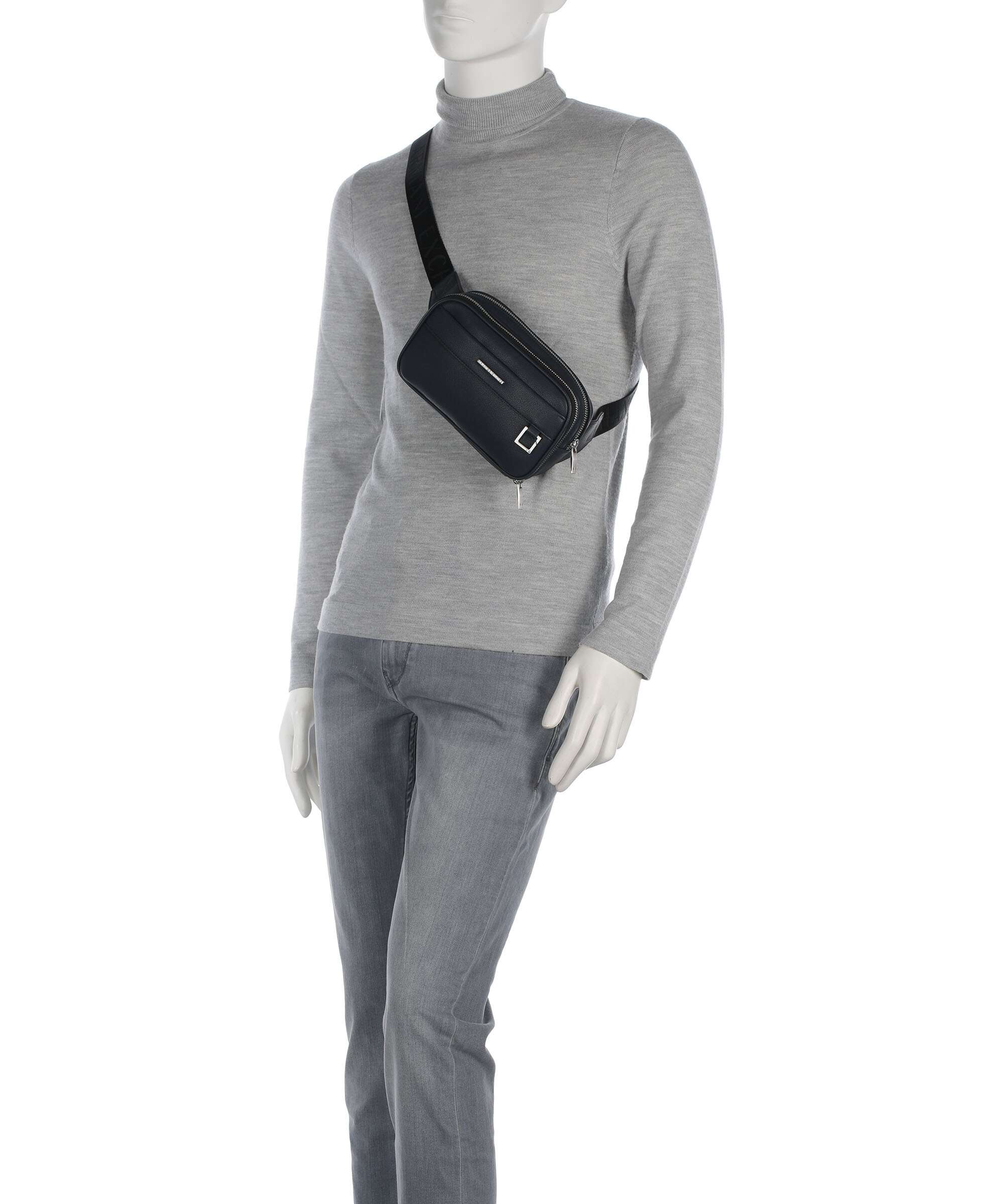 Armani Exchange New York Belt bag navy salute
