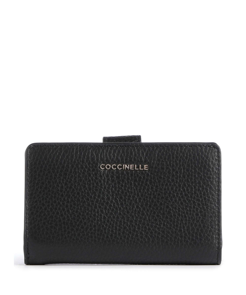 Coccinelle Metallic Soft Wallet noir