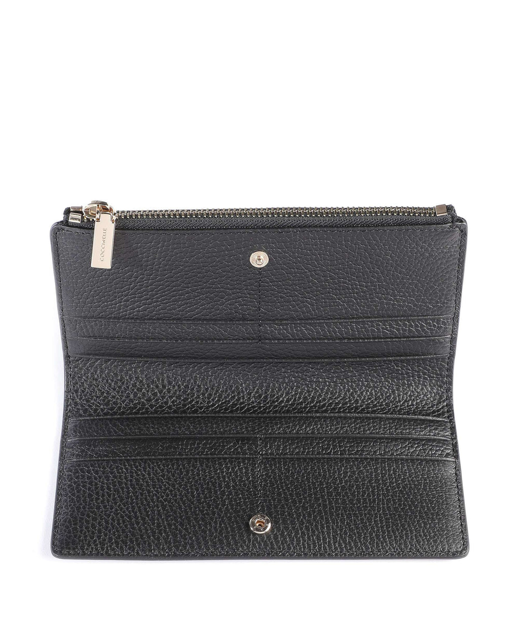 Coccinelle Metallic Soft Wallet noir