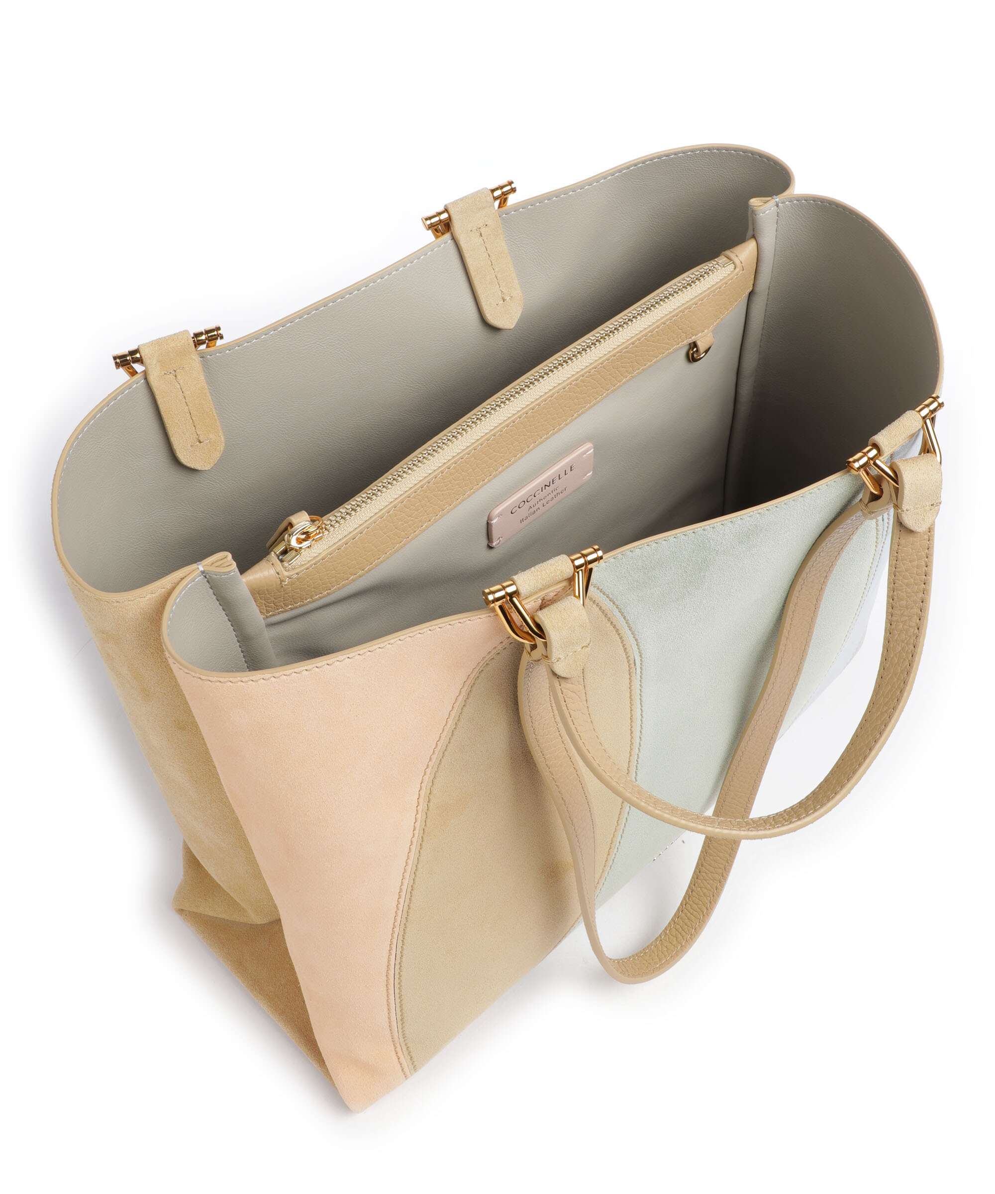 Coccinelle Hop On Suede Tote bag multicolour/sun
