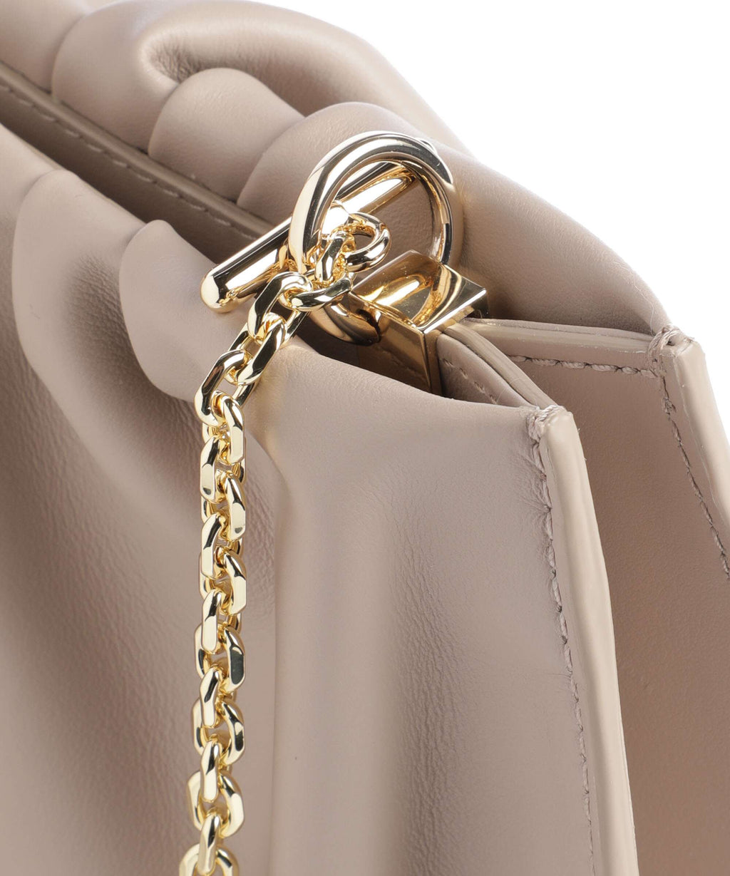Coccinelle Drap Smooth Crossbody bag powder pink