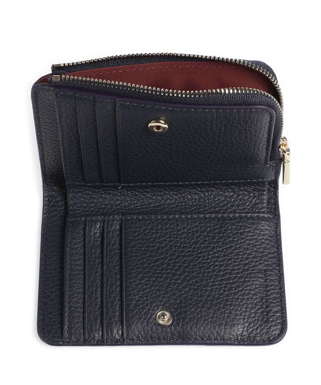 Coccinelle Metallic Soft Wallet midnight blue