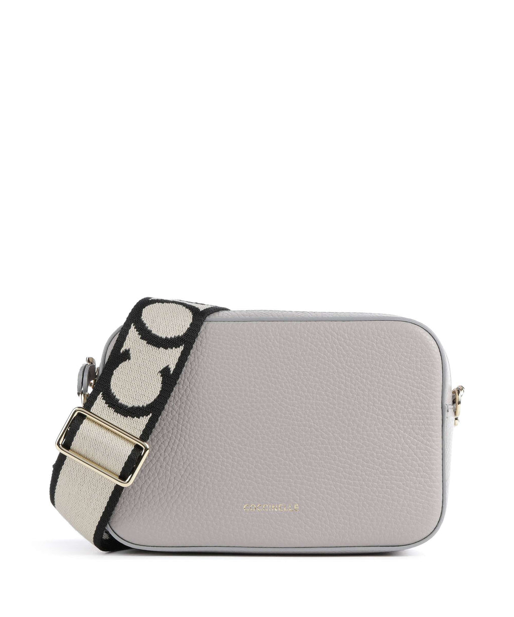 Coccinelle Tebe Crossbody bag light grey